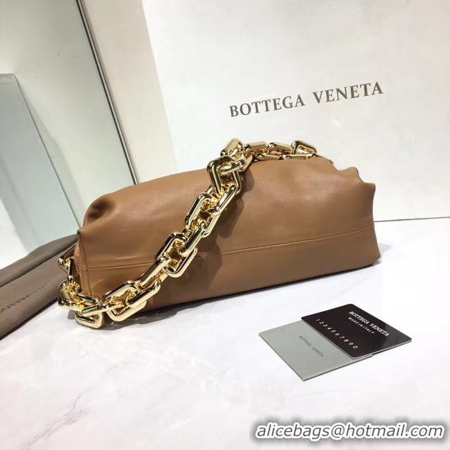 ​Unique Bottega Veneta Nappa Lambskin Soft Shoulder Bag 620230 Brown