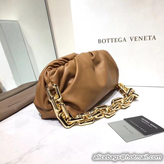 ​Unique Bottega Veneta Nappa Lambskin Soft Shoulder Bag 620230 Brown