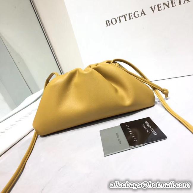 Cheap Classic Bottega Veneta Nappa lambskin soft Shoulder Bag 98057 yellow