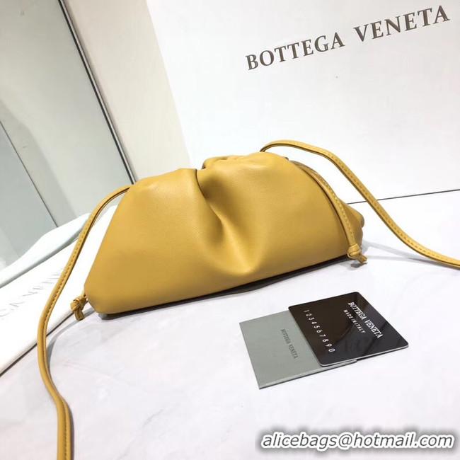 Cheap Classic Bottega Veneta Nappa lambskin soft Shoulder Bag 98057 yellow