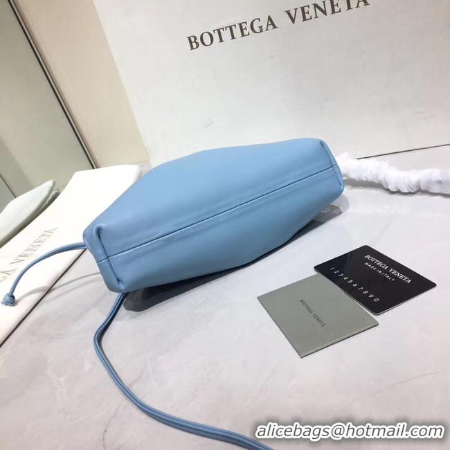 Best Price Bottega Veneta Nappa lambskin soft Shoulder Bag 98057 light blue