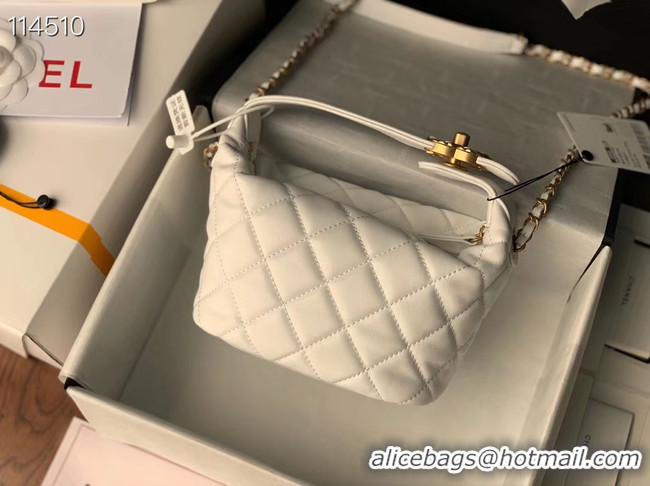 Top Quality Chanel Small hobo bag AS1745 white