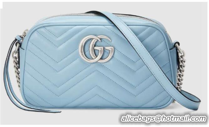 Discount Gucci GG Marmont Matelasse Shoulder Bag 447632 Light green