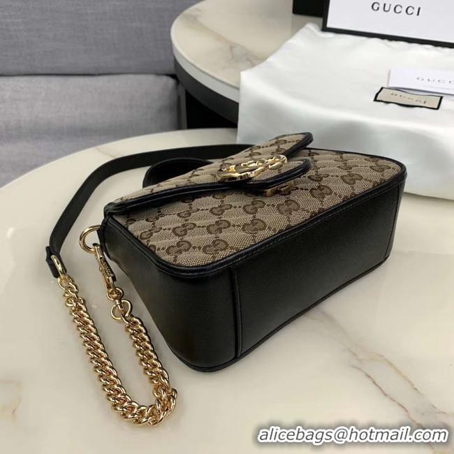 Shop Discount Gucci GG Supreme canvas Mini Top Handle Bag 583571 Black