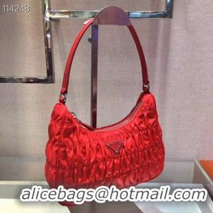 Buy Inexpensive Prada Nylon and Saffiano leather mini bag 1NE204 red