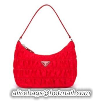 Buy Inexpensive Prada Nylon and Saffiano leather mini bag 1NE204 red