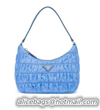 Affordable Price Prada Nylon and Saffiano leather mini bag 1NE204 blue