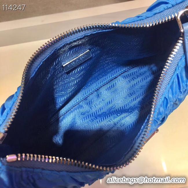 Affordable Price Prada Nylon and Saffiano leather mini bag 1NE204 blue