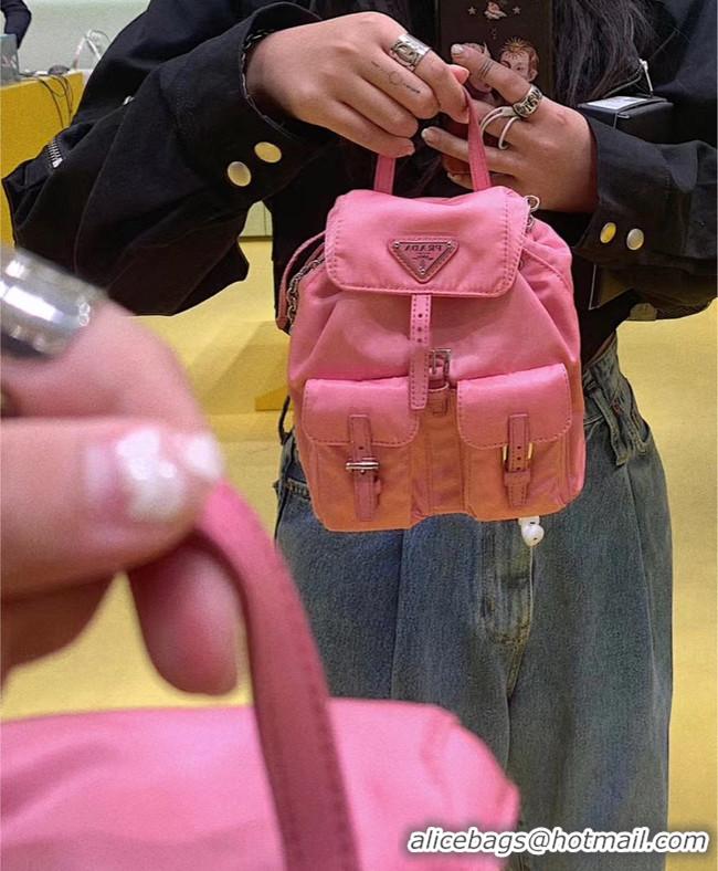 Top Quality Prada Nylon mini backpack 1BH029 pink