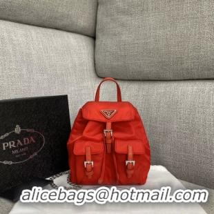 Famous Brand Prada Nylon mini backpack 1BH029 red