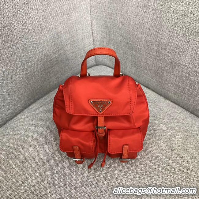 Famous Brand Prada Nylon mini backpack 1BH029 red