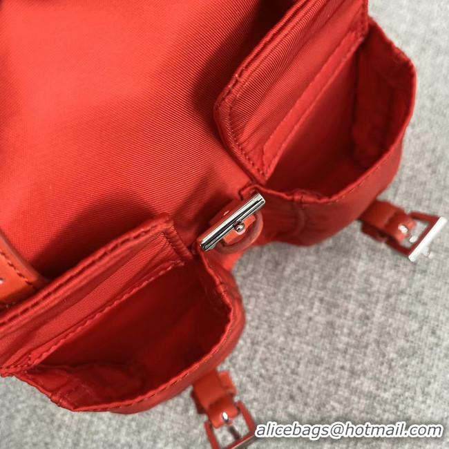 Famous Brand Prada Nylon mini backpack 1BH029 red