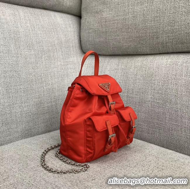 Famous Brand Prada Nylon mini backpack 1BH029 red