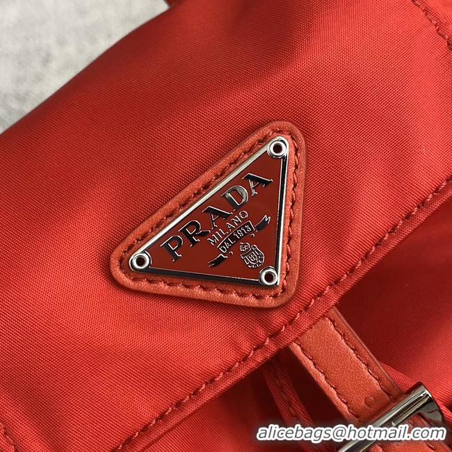 Famous Brand Prada Nylon mini backpack 1BH029 red