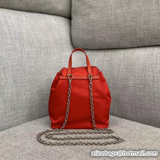 Famous Brand Prada Nylon mini backpack 1BH029 red