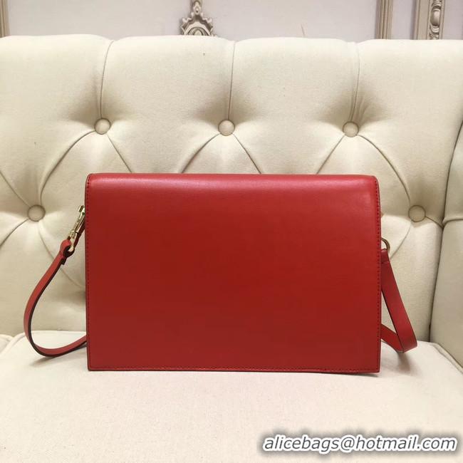 Unique Grade VALENTINO VLOCK Origianl leather shoulder bag 0909 red