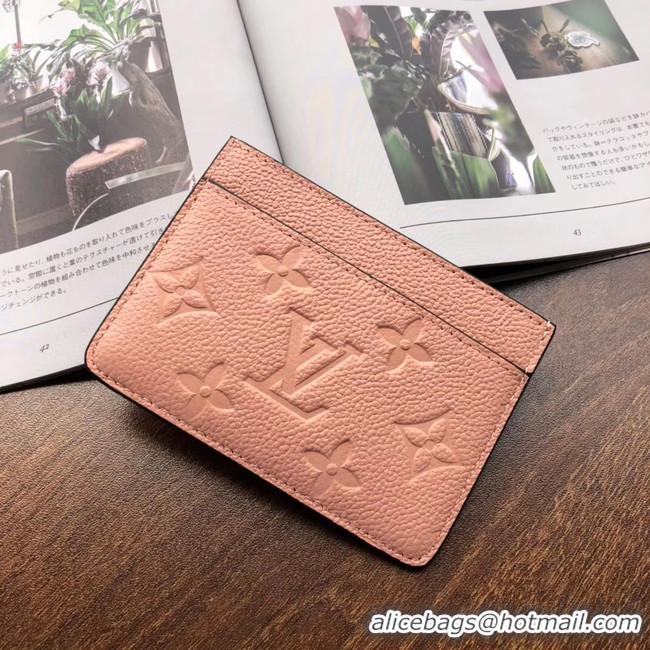 Cheapest Louis vuitton original CARD HOLDER M69171 pink