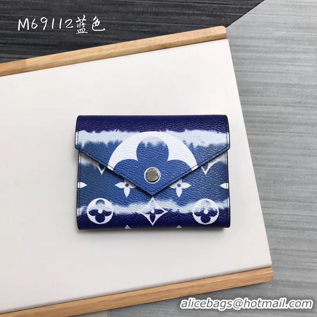 Discount Louis vuitton ESCALE VICTORINE Wallet M68842 blue