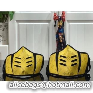 New Style Louis Vuitton Masks 120416 Yellow