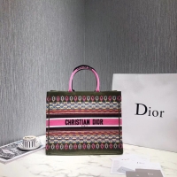 Top Quality DIOR BOOK TOTE EMBROIDERED CANVAS BAG M1287-5