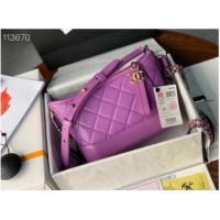 Buy Discount Chanel gabrielle hobo bag A93824 Lavender