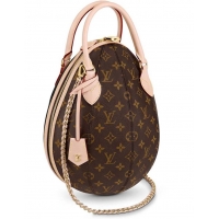 Free Shipping Discount Louis Vuitton Monogram Canvas EGG SOUPLE M45269 Black