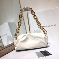 Latest Style Bottega Veneta Nappa lambskin soft Shoulder Bag 620230 White