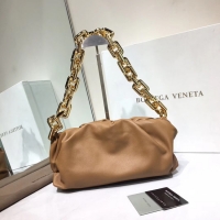 ​Unique Bottega Veneta Nappa Lambskin Soft Shoulder Bag 620230 Brown