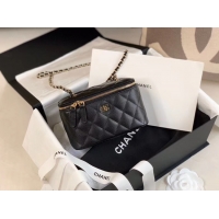 Trendy Design Chanel Original Small classic chain box handbag AP1447 black