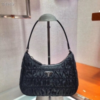 Traditional Specials Prada Nylon and Saffiano leather mini bag 1NE204 Black