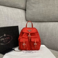 Famous Brand Prada Nylon mini backpack 1BH029 red