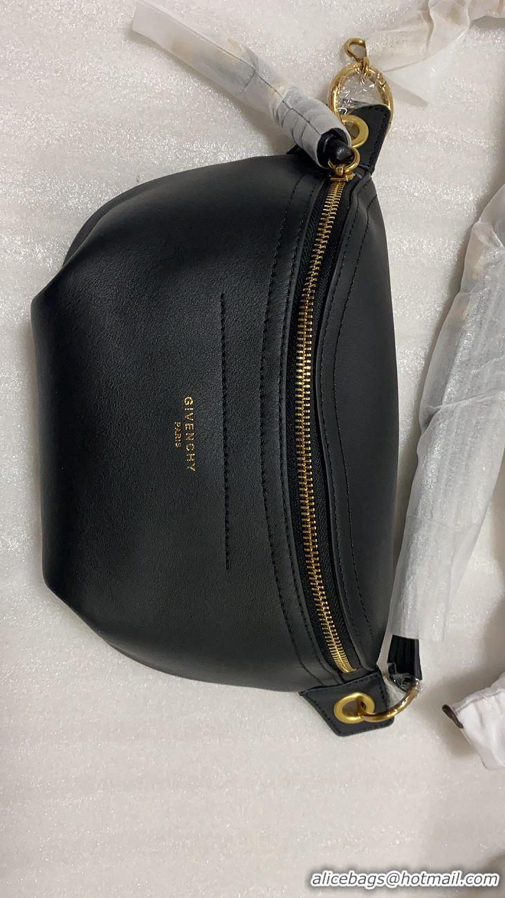 Duplicate Givenchy Whip Bum Bag in Smooth Leather 501526 Black