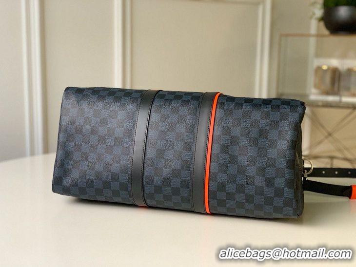 Well Crafted Louis Vuitton Original KEEPALL BANDOULIERE 45 Travel Bag N40166