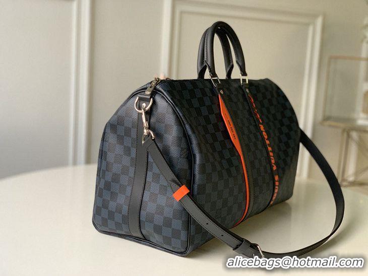 Well Crafted Louis Vuitton Original KEEPALL BANDOULIERE 45 Travel Bag N40166