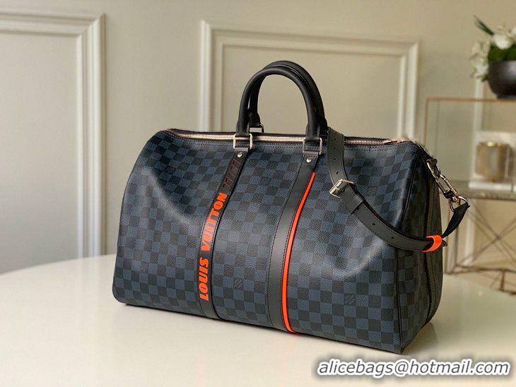 Well Crafted Louis Vuitton Original KEEPALL BANDOULIERE 45 Travel Bag N40166