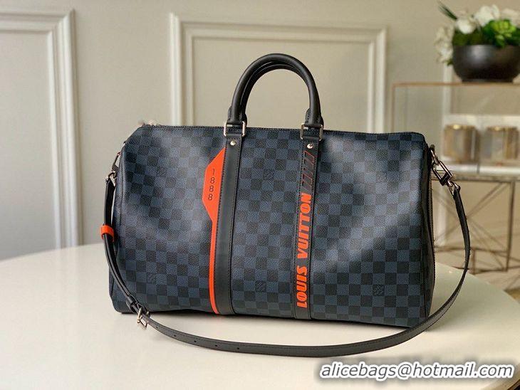 Well Crafted Louis Vuitton Original KEEPALL BANDOULIERE 45 Travel Bag N40166