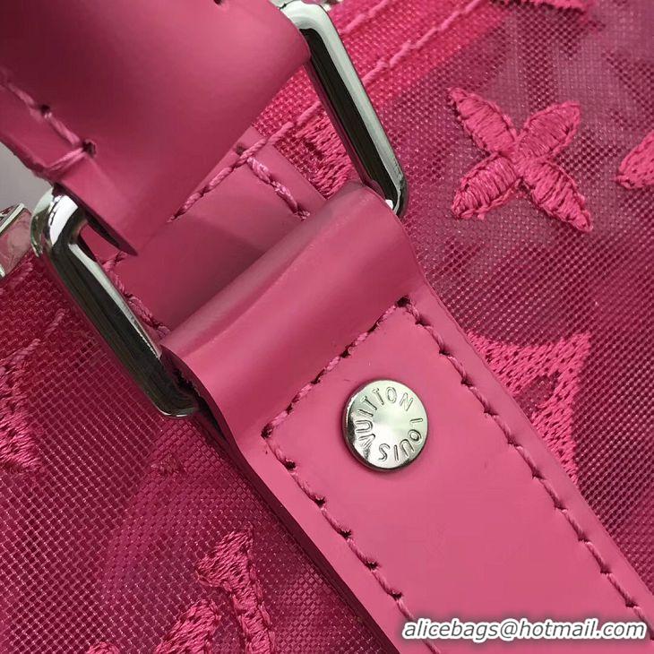 Spot Best Quality Louis Vuitton Keepall Triangle Bandouliere 50 M45048 Rose