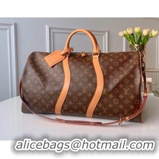 Cheap Classic Louis Vuitton Monogram Canvas Keepall Bandouliere 50 Bag M44757