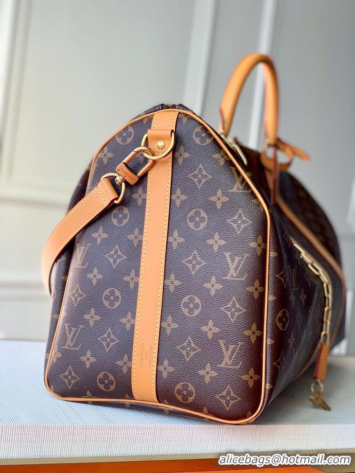 Cheap Classic Louis Vuitton Monogram Canvas Keepall Bandouliere 50 Bag M44757