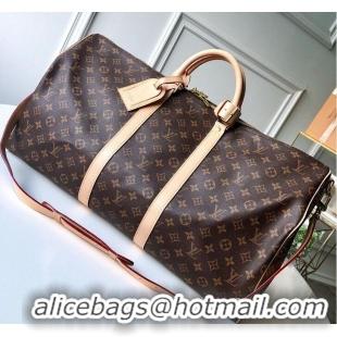 Popular Style Louis Vuitton Monogram Canvas Keepall 55 Travel Bag M44114