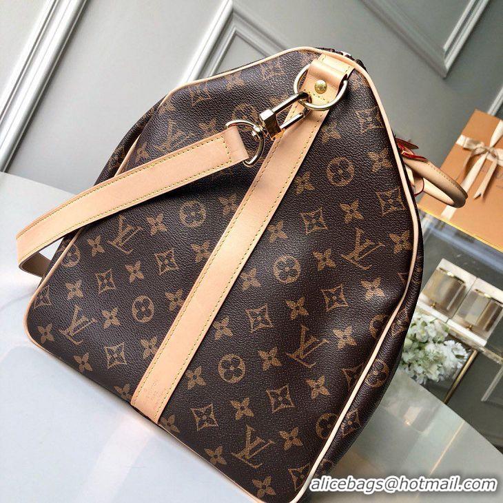 Popular Style Louis Vuitton Monogram Canvas Keepall 55 Travel Bag M44114