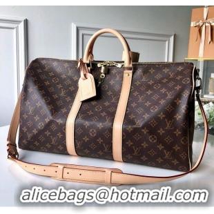 Grade Louis Vuitton Monogram Canvas Keepall Bandouliere 50 Bag M41416