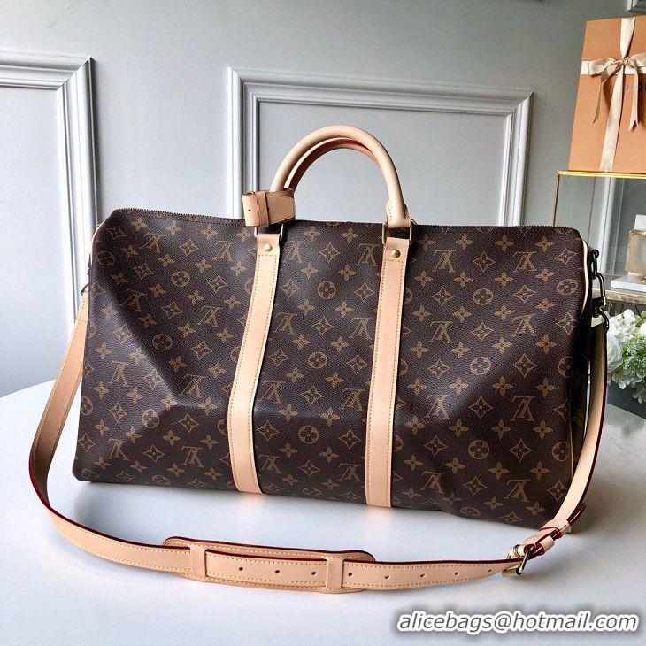 Grade Louis Vuitton Monogram Canvas Keepall Bandouliere 50 Bag M41416