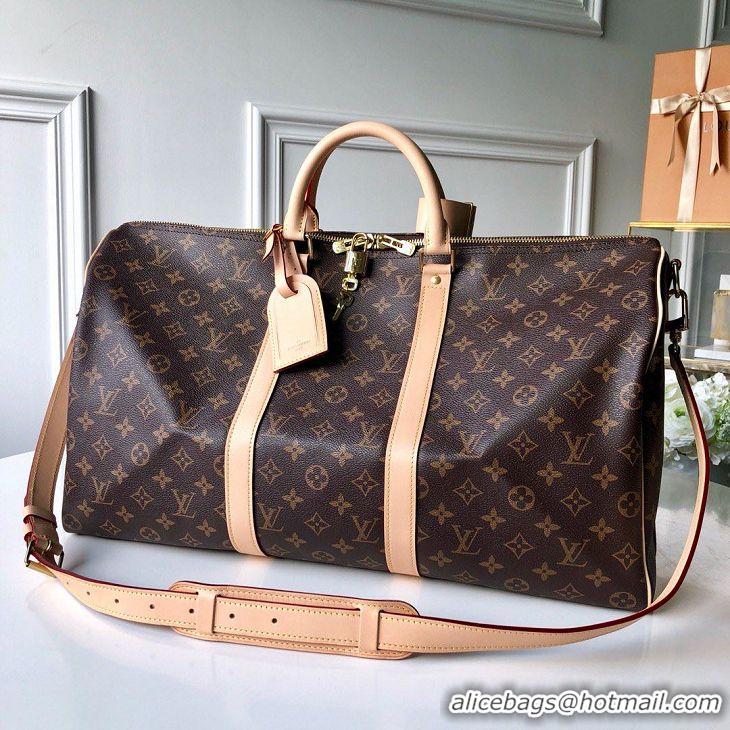 Grade Louis Vuitton Monogram Canvas Keepall Bandouliere 50 Bag M41416