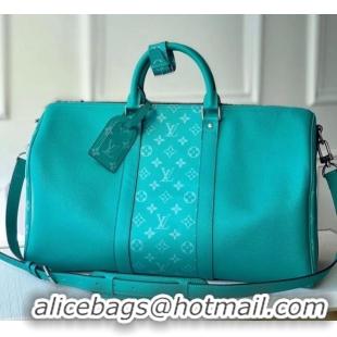 New Product Louis Vuitton Keepall 45 Bandoulière Travel Bag M53764 Green 2019