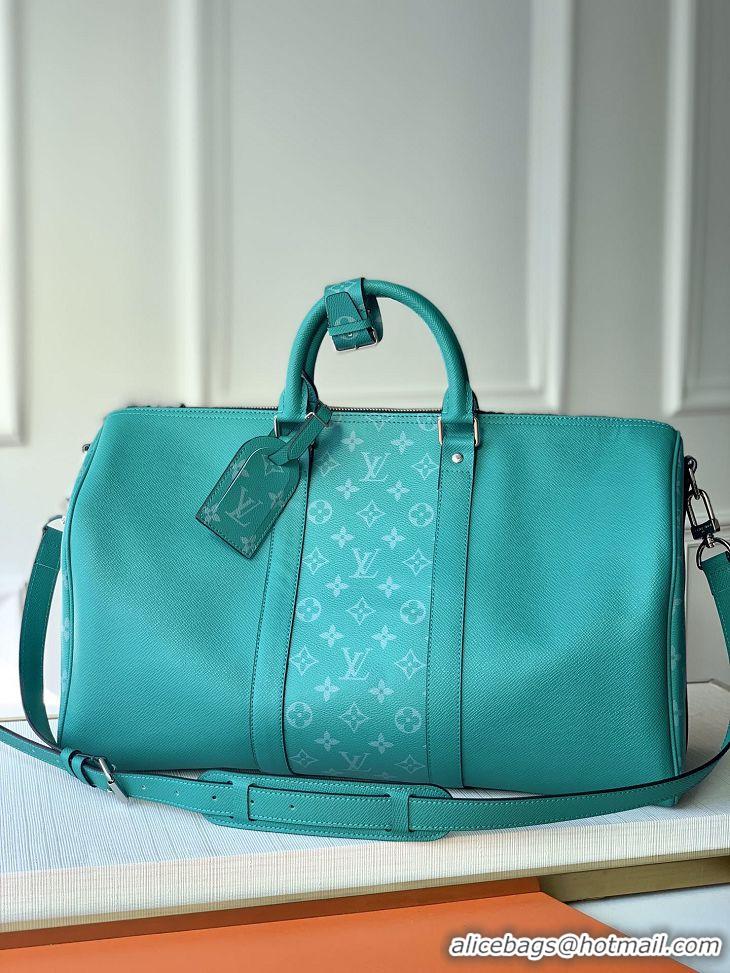 New Product Louis Vuitton Keepall 45 Bandoulière Travel Bag M53764 Green 2019