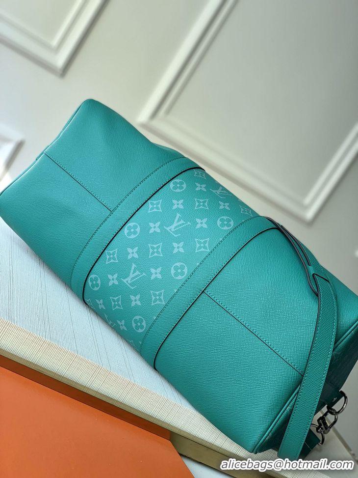 New Product Louis Vuitton Keepall 45 Bandoulière Travel Bag M53764 Green 2019