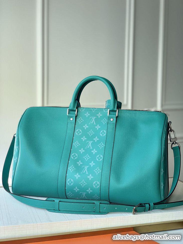 New Product Louis Vuitton Keepall 45 Bandoulière Travel Bag M53764 Green 2019