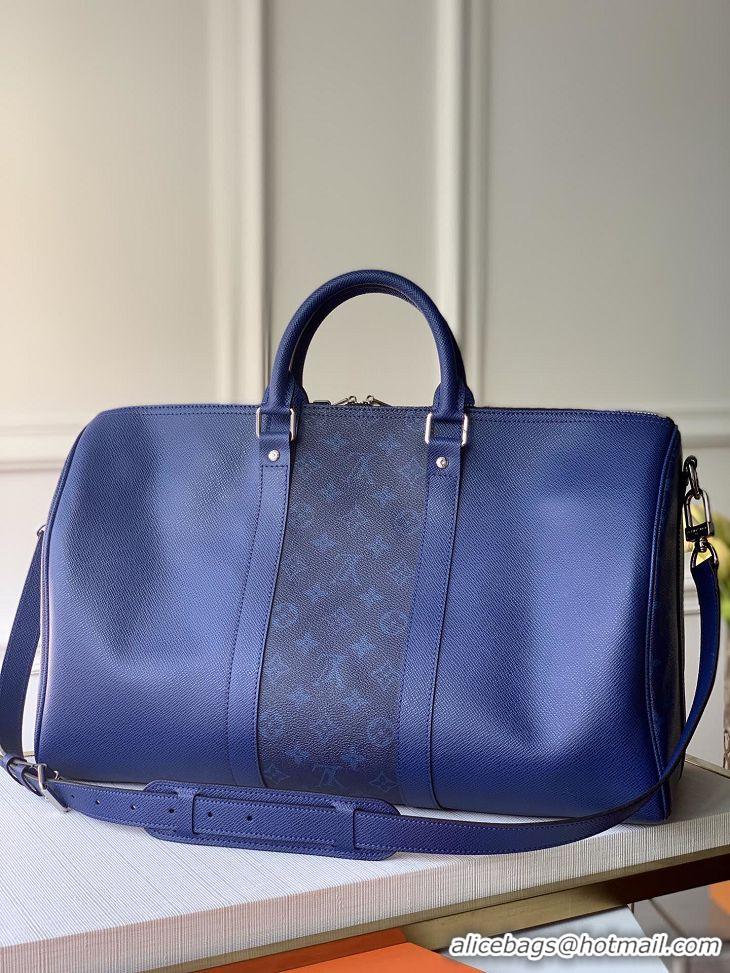 New Luxury Louis Vuitton Keepall 45 Bandoulière Travel Bag M53764 Royal Blue