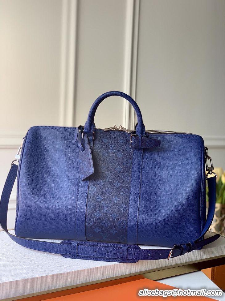 New Luxury Louis Vuitton Keepall 45 Bandoulière Travel Bag M53764 Royal Blue